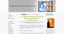 Desktop Screenshot of career-success-for-newbies.com